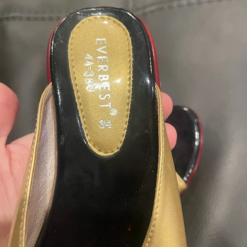 Stylish‎ Gold Kids Dress Shoes